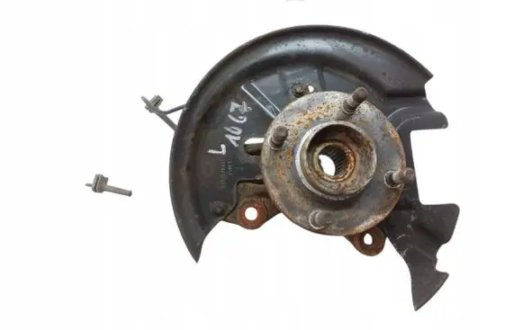 Front wheel hub spindle knuckle