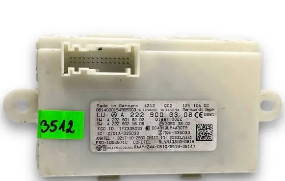 Mercedes-Benz S W222 Central body control module S3512 A2229003308