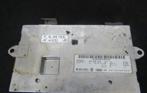 Audi A6 S6 C6 4F Other control units/modules 4e0035729 4f0910731d