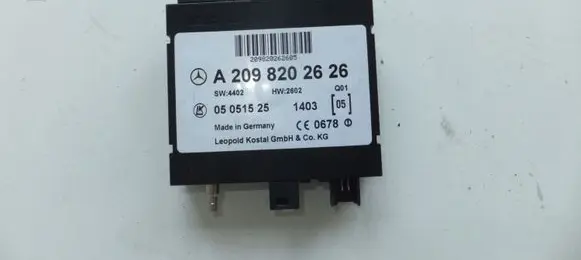 Mercedes-Benz CLK A209 C209 Other control units/modules A2098202626