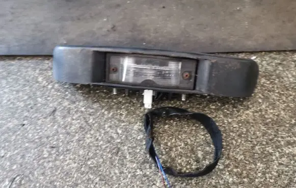 Opel Vivaro Trunk door license plate light bar 8200434685