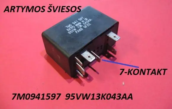 Volkswagen Golf IV Light relay 7M0941597 95VW13K043AA
