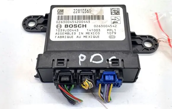 Opel Zafira C Parking PDC control unit/module 22810361
