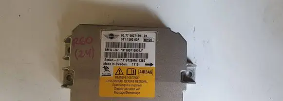 Mini Cooper Countryman R60 Airbag control unit/module 9807169 6111580