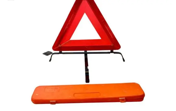 Alfa Romeo 166 Emergency warning sign 27R036086