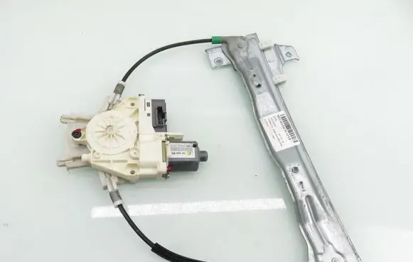 Peugeot 407 Rear door window regulator with motor 9646595680