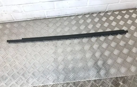 Front door glass trim molding
