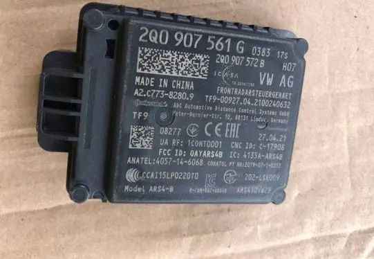 Skoda Kodiaq Distronic sensor radar 2Q0907561G 2Q0907572B A2C77382809