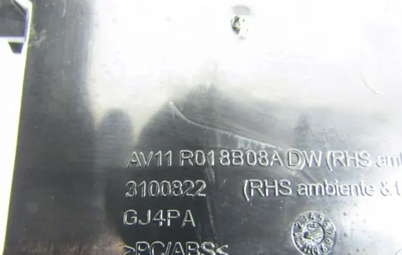 Dash center air vent grill