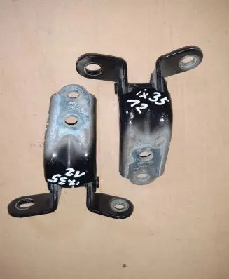 Front door hinge set