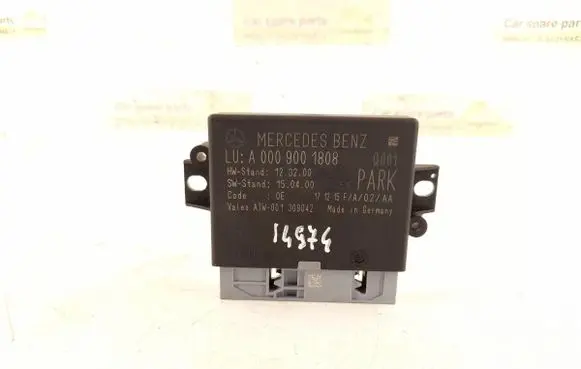 Mercedes-Benz C AMG W205 Parking PDC control unit/module 0009001808 A0009001808