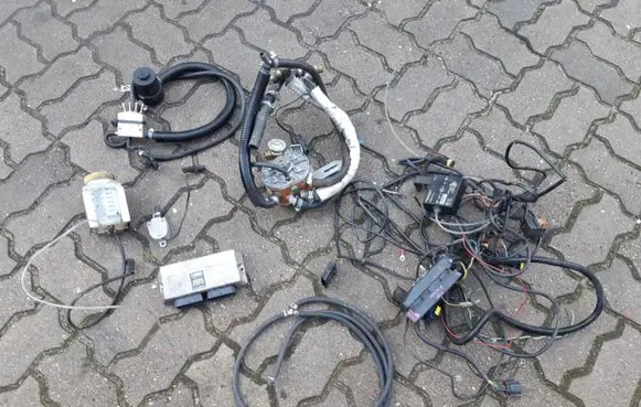 Mitsubishi Lancer X LP gas equipment set 