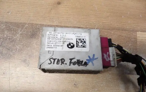 BMW X1 F48 F49 Seat control module 7396812 24658710 C1008479