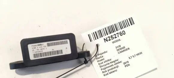 Dodge Charger ESP (stability system) control unit P56029549AD 25170106893 T138H28QGK