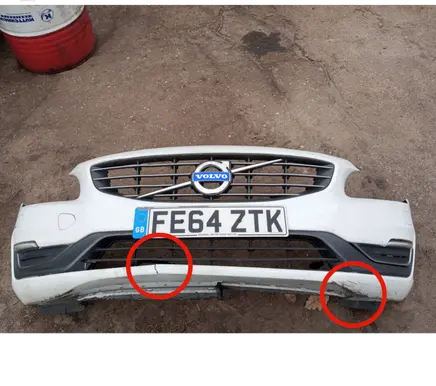 Volvo V60 Front bumper 31333045