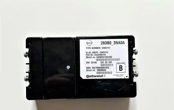 Nissan Leaf I (ZE0) Bluetooth control unit module 283B03NA0A 283B03NA0D