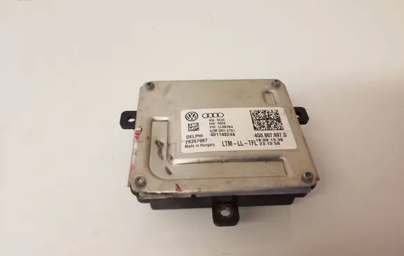 Audi A4 S4 B8 8K Headlight ballast module Xenon 4G0907697D 28357987 401140244