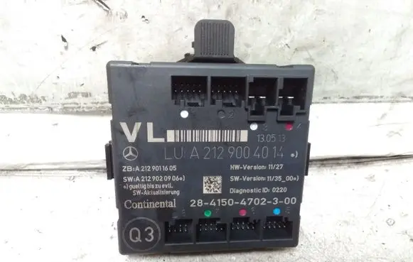 Mercedes-Benz C W204 Door control unit/module A2129004014 A2129020906