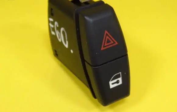 BMW 5 E60 E61 Hazard light switch 6919506-04 691950604 61.31-6919506-04