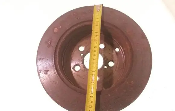 Toyota Avensis T250 Rear brake disc