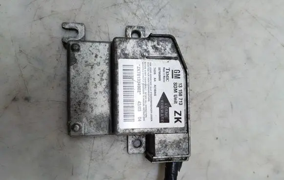 Opel Meriva A Airbag control unit/module 13158713 327963935 ZKT01334902