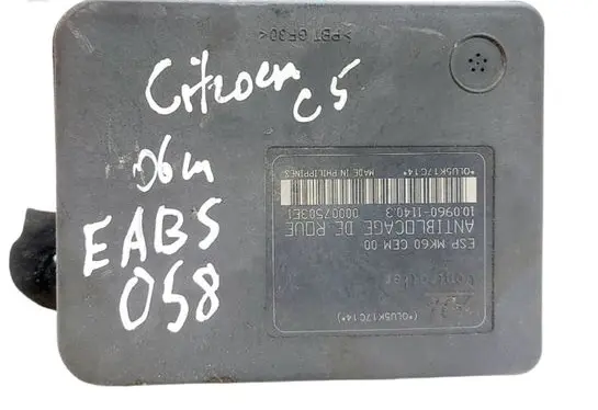 Citroen C5 ABS Pump 10096011403 9657061080