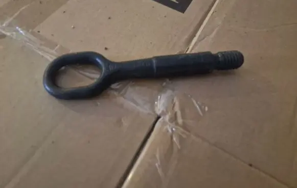 Towing hook eye