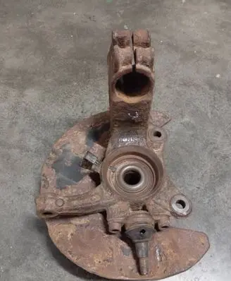Volkswagen Transporter - Caravelle T5 Front wheel hub spindle knuckle 7H0257G