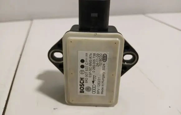 ESP acceleration yaw rate sensor