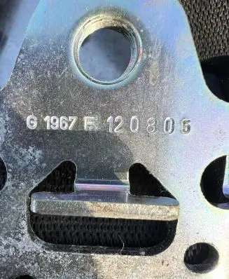 Mercedes-Benz Sprinter W906 Front seatbelt 601384100