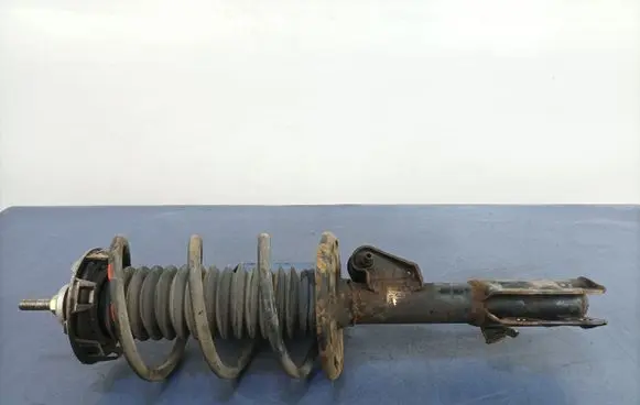 Front shock absorber with coil spring