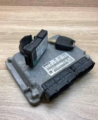 Opel Astra G Engine ECU kit and lock set 09180353 24418927