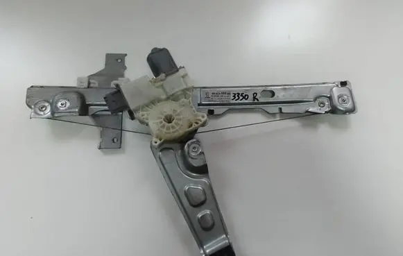 Peugeot 3008 I Front door window regulator with motor 9882808880