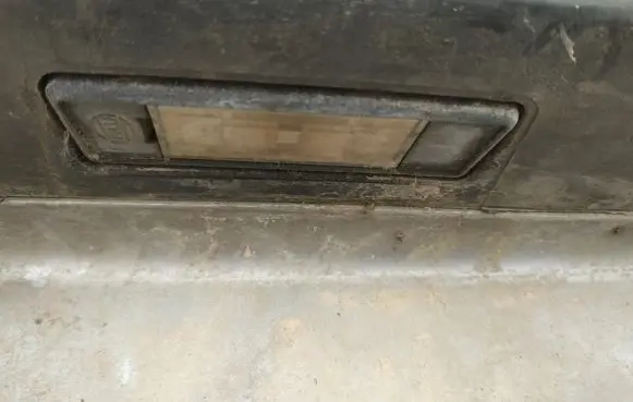 Number plate light