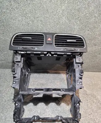 Volkswagen Golf VI Dash center air vent grill 5K0858089E