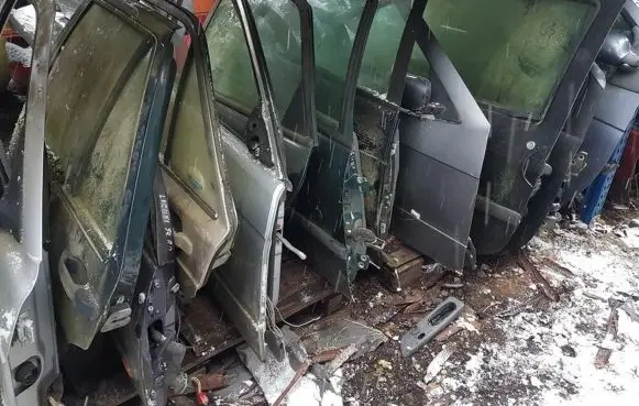 Renault Twingo I Front door JUODOS