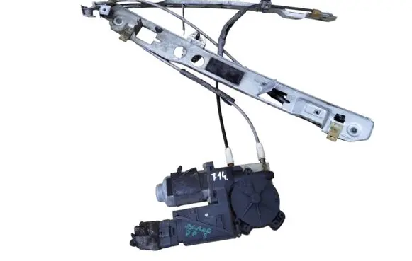 Renault Megane II Front door window regulator with motor 128000472