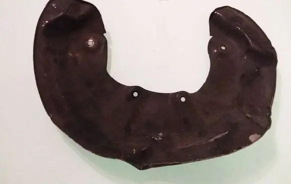 Audi A6 S6 C6 4F Front brake disc dust cover plate 