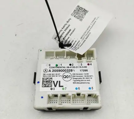 Mercedes-Benz C W205 Door control unit/module A2059000328 A2059010007