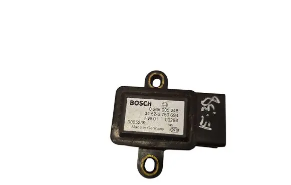 BMW 7 E38 ESP acceleration yaw rate sensor 6753694 0265005248 0005239