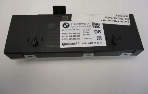 BMW 7 G11 G12 Other control units/modules 7491952