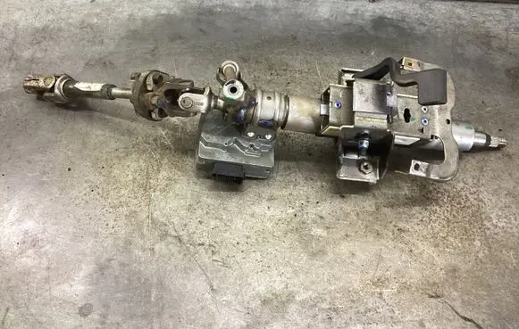 Steering wheel axle