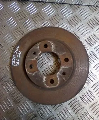 Peugeot 206 Rear brake disc