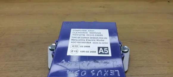 Lexus IS 220D-250-350 Parking PDC control unit/module 8934053020
