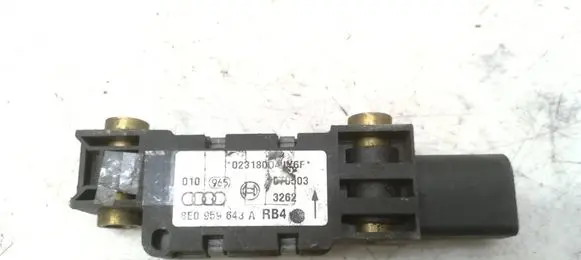 Airbag deployment crash/impact sensor