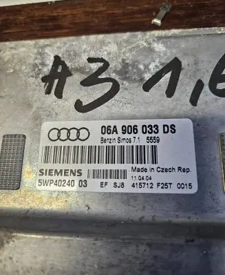 Audi A3 S3 8P Engine control unit/module 06A906033DS 5WP4024003