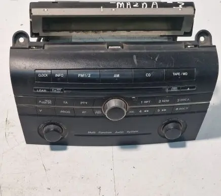 Mazda 3 I Radio/CD/DVD/GPS head unit BP4M669S0A 14789900 04G1B89373