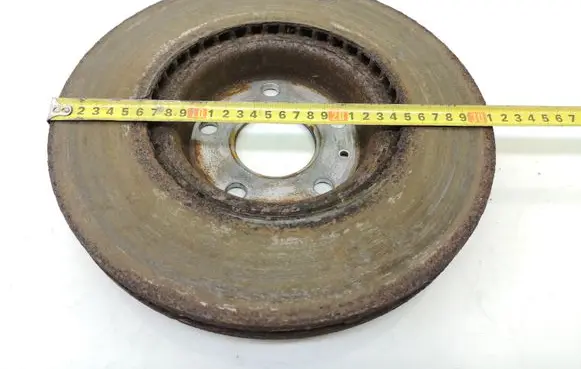Volkswagen PASSAT B7 USA Front brake disc