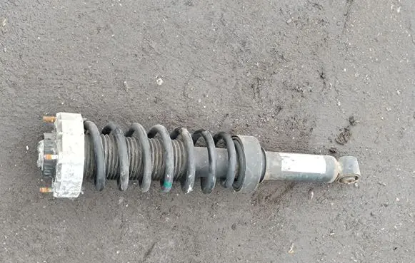Volkswagen Touareg I Rear shock absorber with coil spring 7L6513029E 7L6512021T