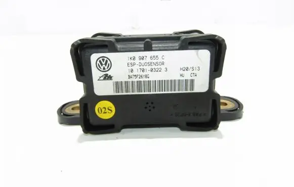 Volkswagen Touran I ESP acceleration yaw rate sensor 1K0907655C